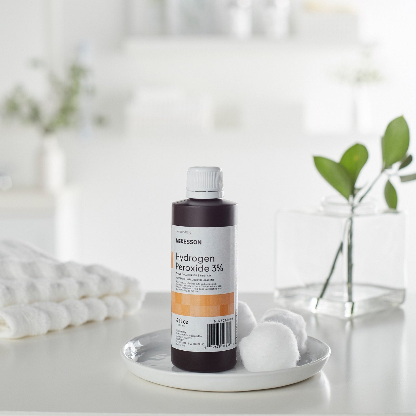McKesson 3% Hydrogen Peroxide Antiseptic Topical Solution