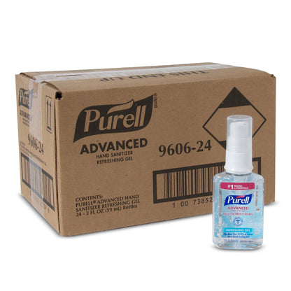 Purell Advanced Hand Sanitizer 70% Ethyl Alcohol Gel, Pump Bottle