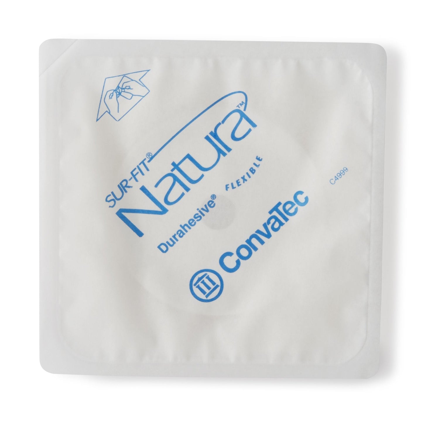 Sur-Fit Natura® Colostomy Barrier With 1-1.25 Inch Stoma Opening, 10 ct
