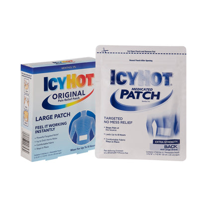 Icy Hot® Menthol Topical Pain Relief Back Patch, 5 ct.