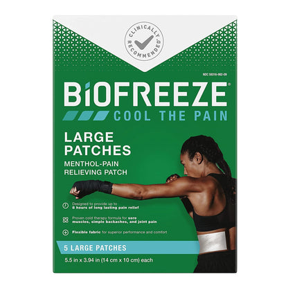 Biofreeze™ Menthol Topical Pain Relief Large Patches, 5 ct.