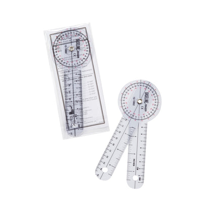 Baseline® 360° Head Plastic Goniometer, 6 Inch Arms