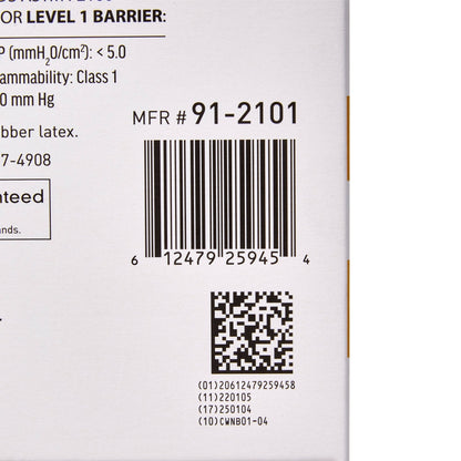 McKesson ASTM Level 1 Medical Face Masks, Yellow