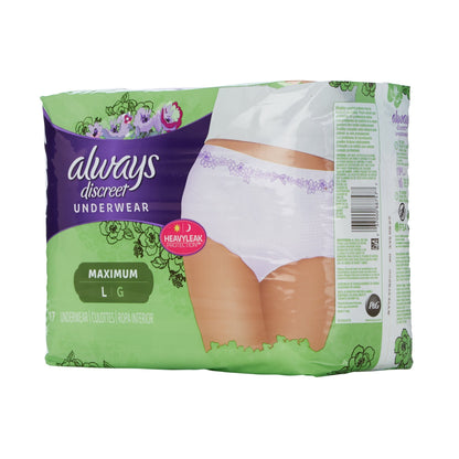 Always® Discreet Maximum Absorbent RapidDry Underwear